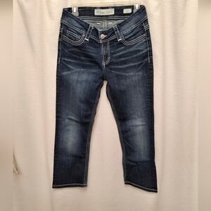 BKE Dakota Dark Blue Slim Jeans Size 27 New